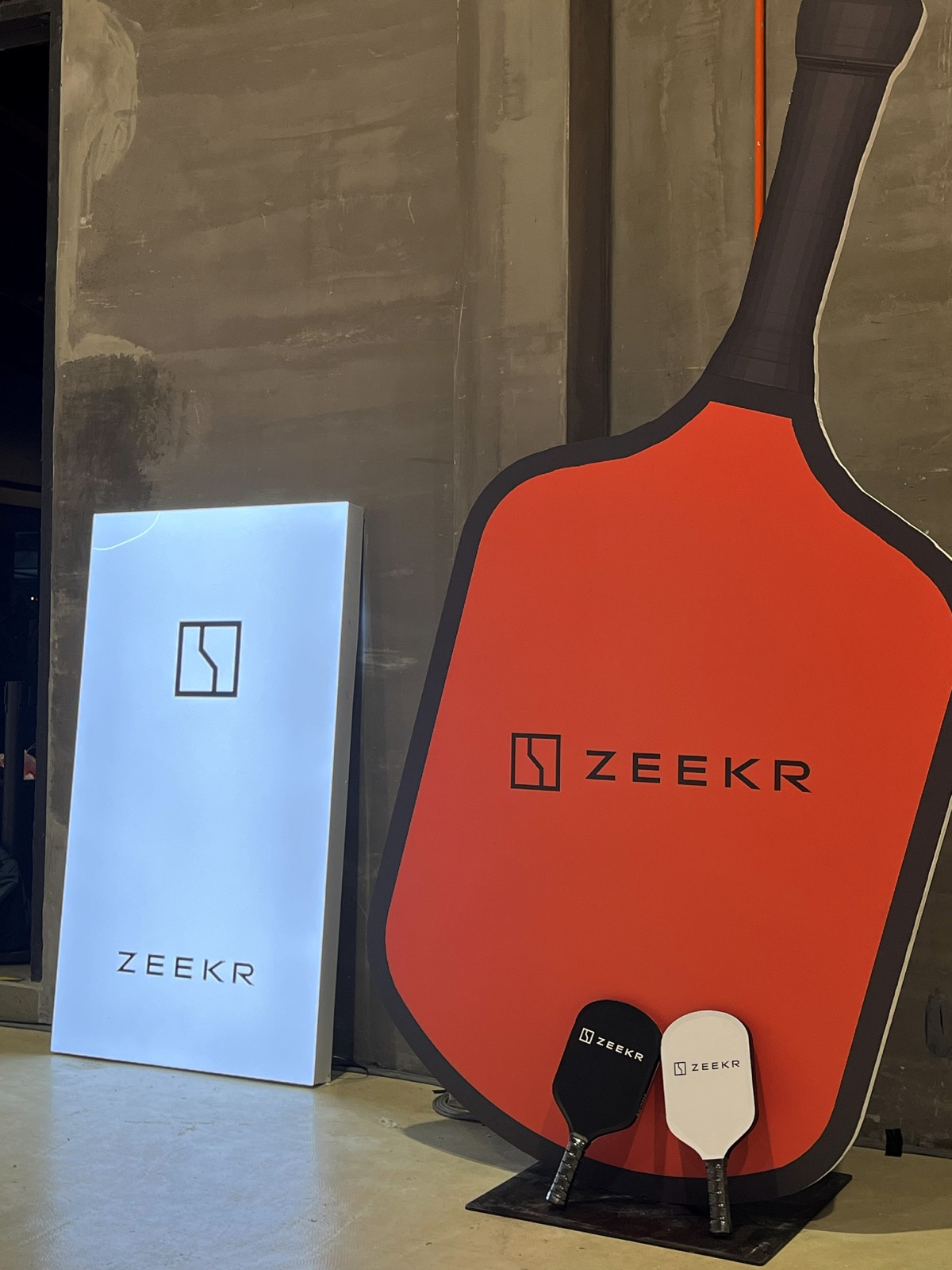 ZEEKR X launch branded foyer installation